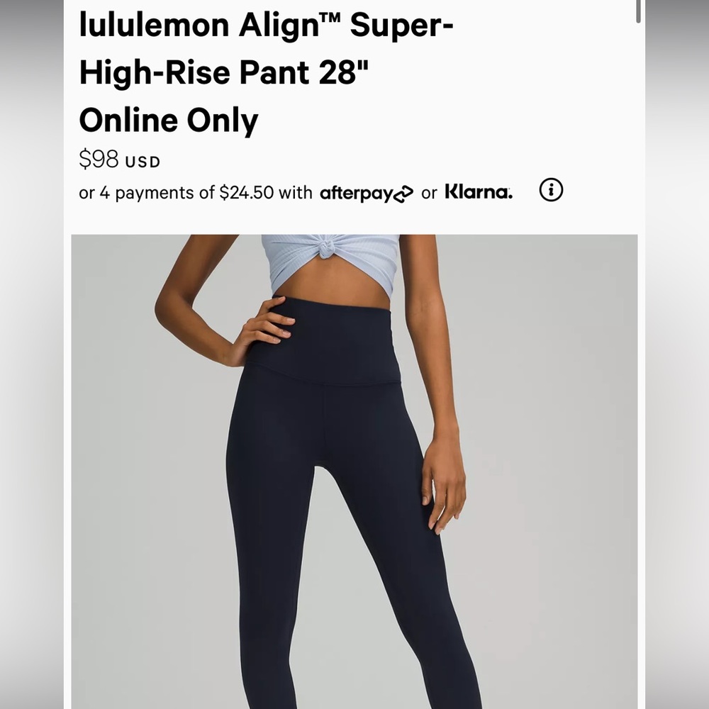 Lululemon Align Legging - Black
